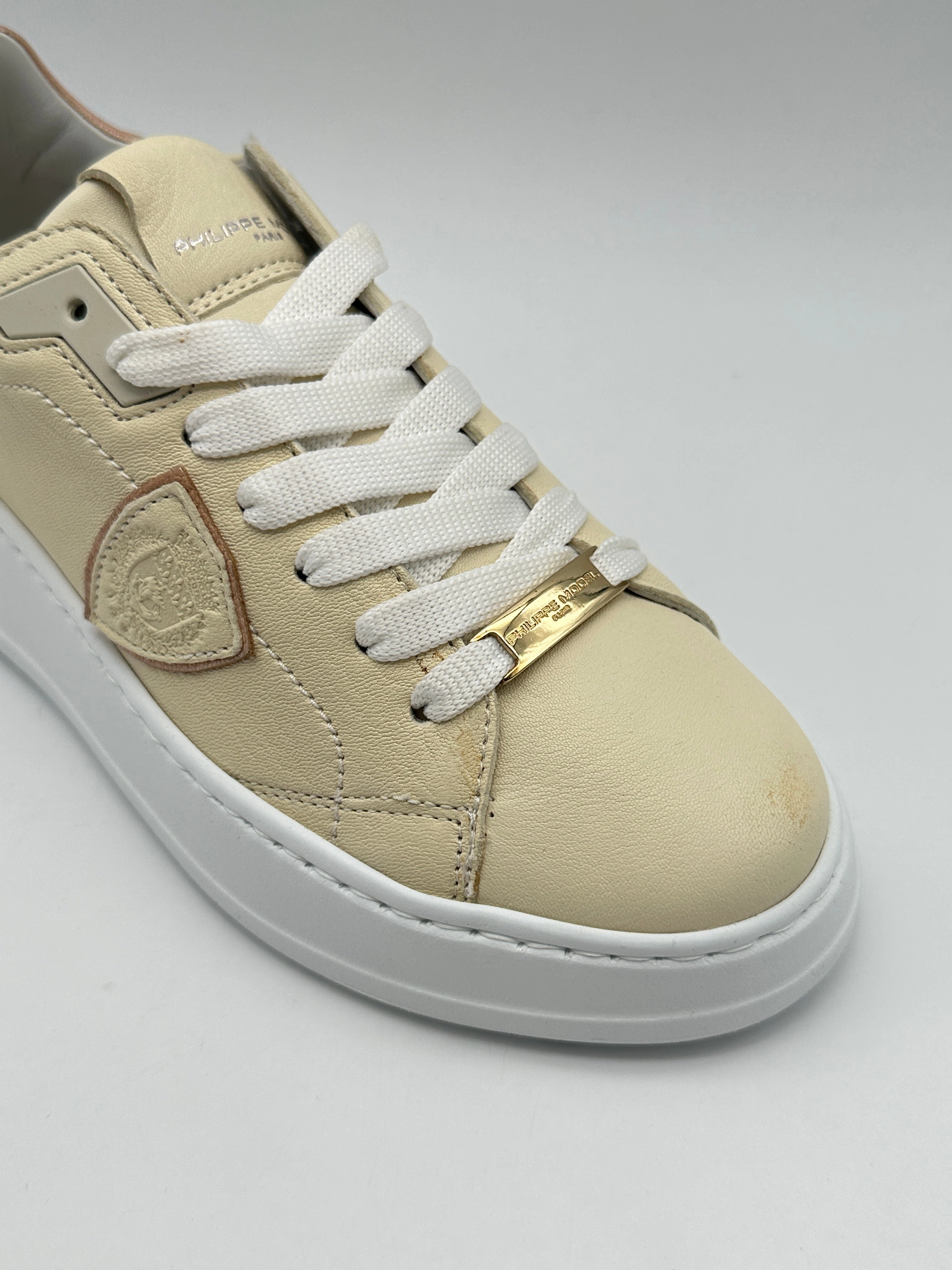 Temple Low In Pelle Metallizzata Nude Rose new collection clothing new arrivals pullu elbise