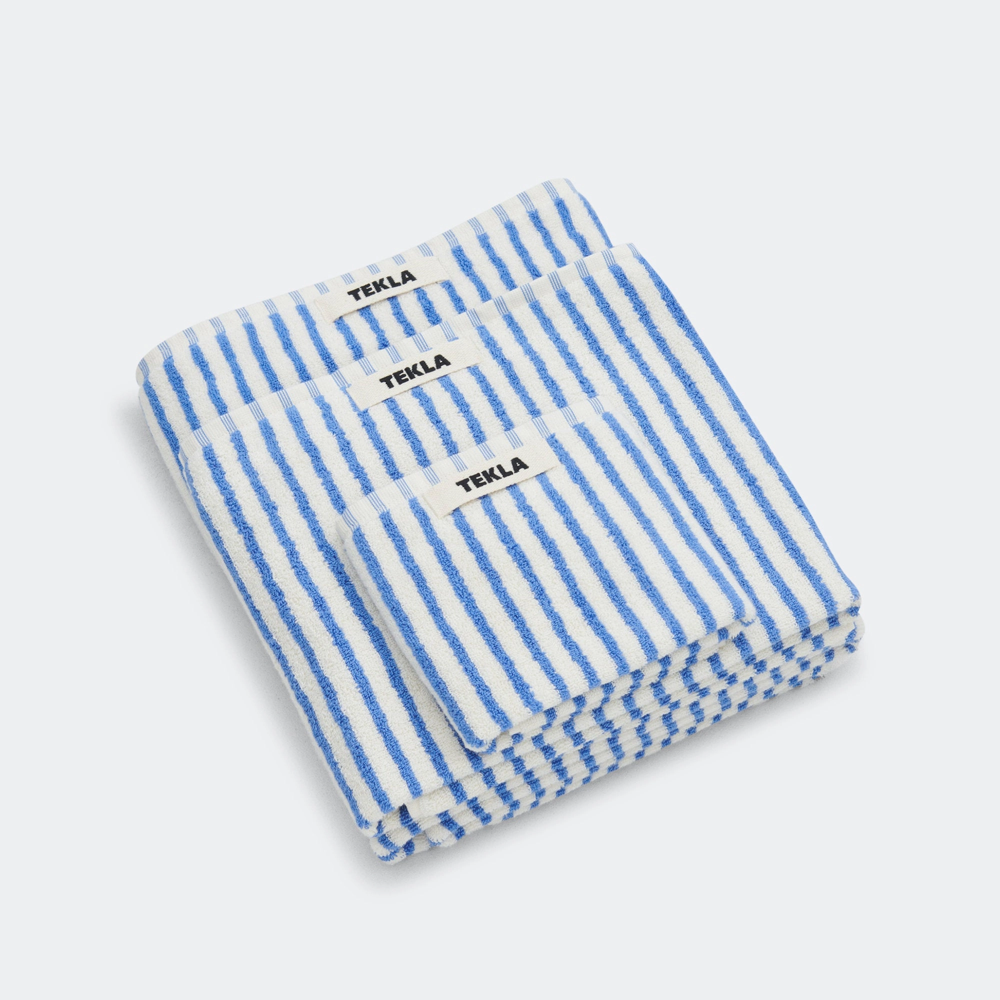 Terry Towel - Coastal Blue Stripe new arrivals beyaz elbise hoka new arrivals