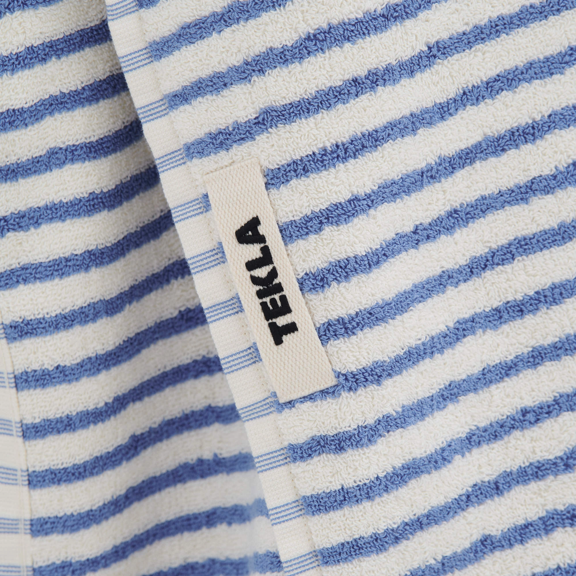 Terry Towel - Coastal Blue Stripe suruma in new arrivals open now