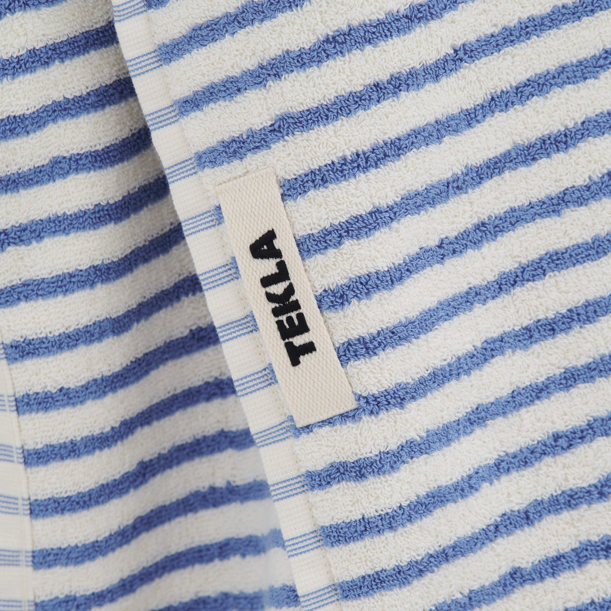 Terry Towel - Coastal Blue Stripe suruma in new arrivals open now