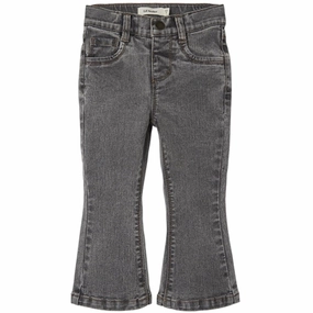 Texture Lil'Atelier Light Grey Denim Salli Slim Boot Jeans Breathable