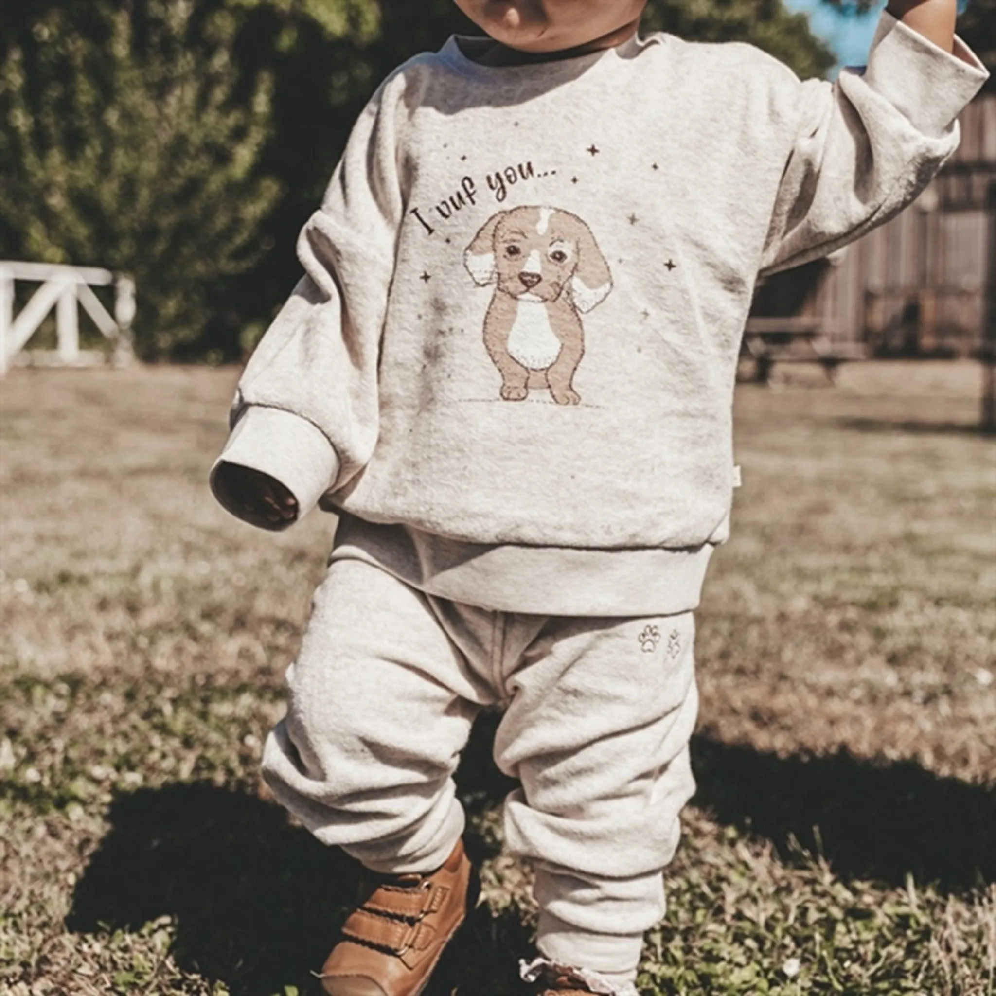That's Mine Creme Melange Sofia Sweatpants Waterproof
