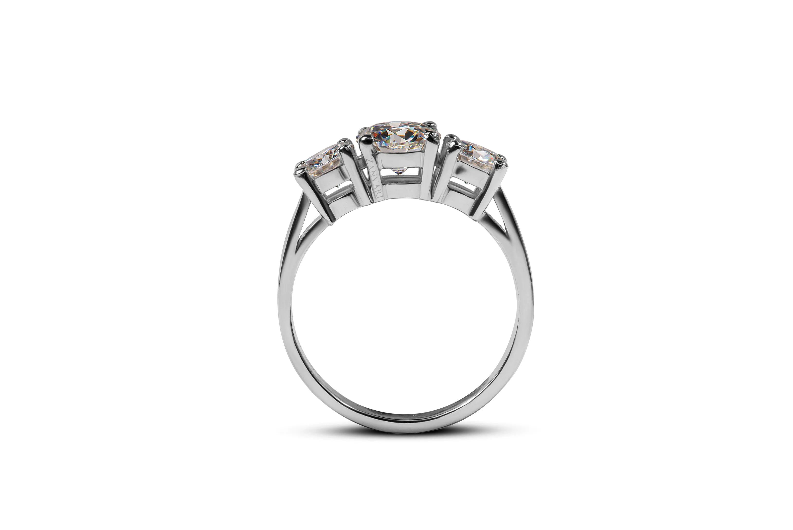 THE ENLIGHTED STONES OF MOISSANITE RING