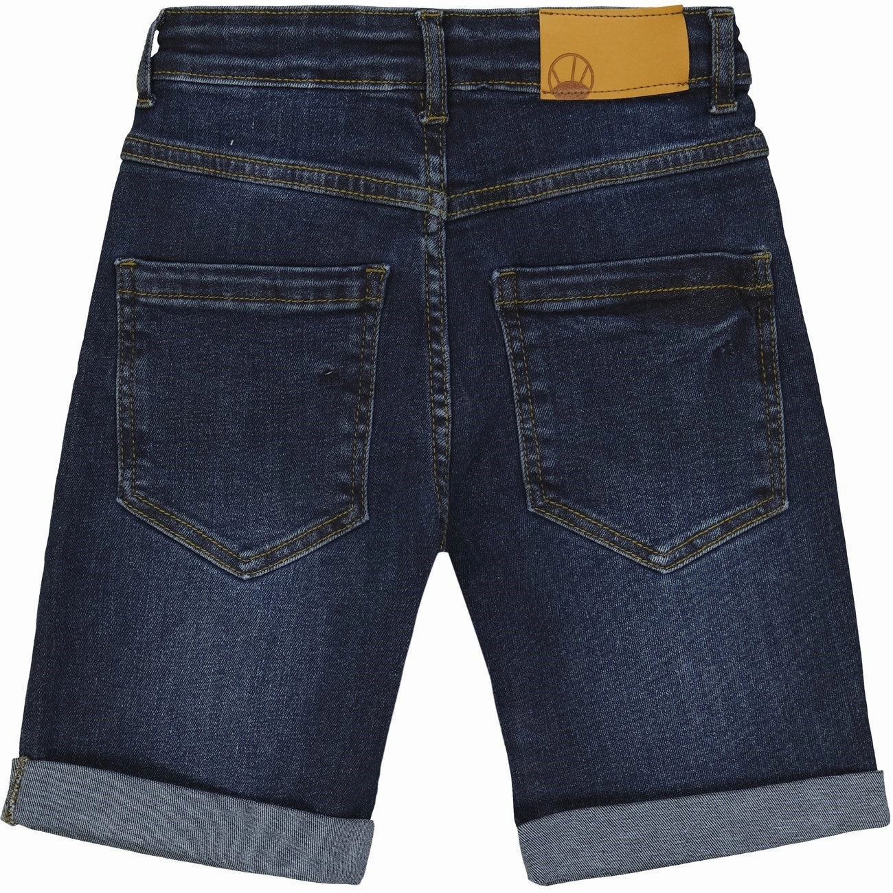 The New Dark Blue Denim Shorts Texture