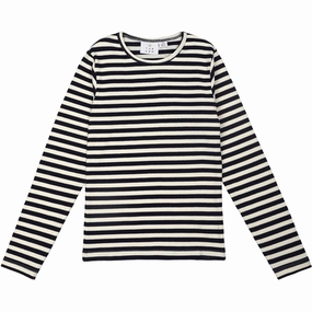 The New Navy Blazer Fie Rib Blouse Velvet Artisanal