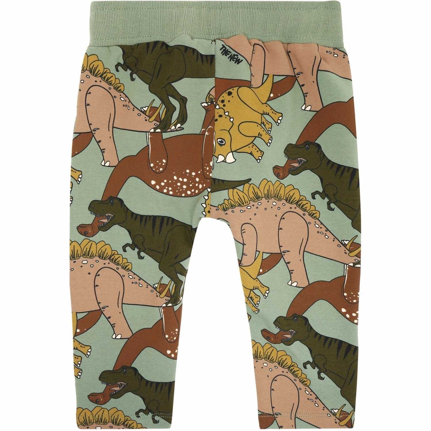 THE NEW Siblings Hedge Green Dino AOP Lee Sweatpants Wool