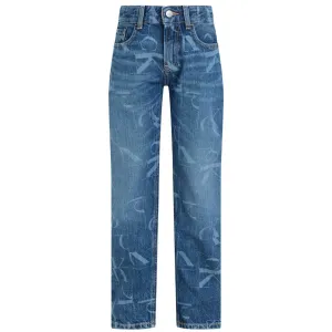 Timeless Calvin Klein Radiant Blue Laser Rgd Straight Jeans High-end