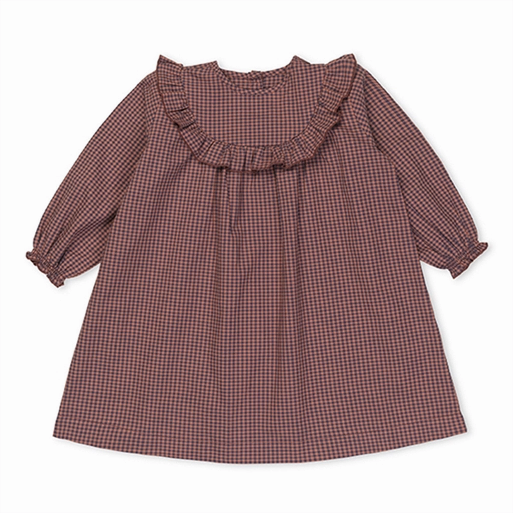 Durable lalaby Indigo Check Noey Dress Celebrated