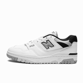 Timeless luxury New Balance 550 White Concrete Black High-quality materials