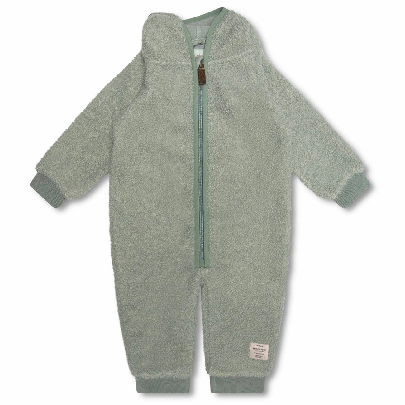 Timeless Mini A ture Pale Green Adel Teddy Fleece Full suit Design
