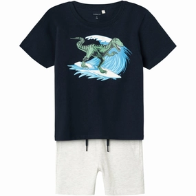 Timeless Name It Dark Sapphire Junik Shorts Set Modern
