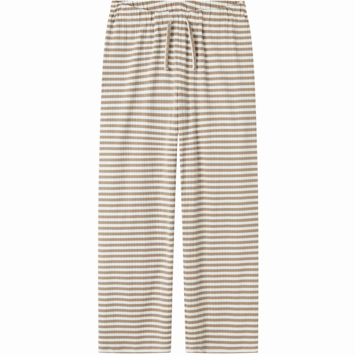Timeless Name It Mocha Meringue W. Bright White Nkfsuraja Straight Pants Noos Craftsmanship