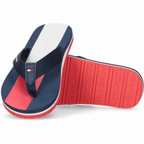 Tommy Hilfiger Flag Flip Flop Blue Wedding shoes Vintage shoes