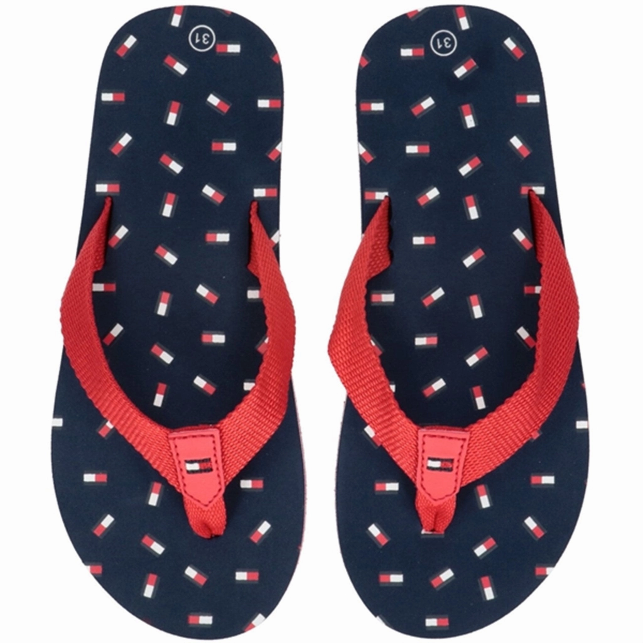 Tommy Hilfiger Flag Flip Flop Red/Blue Party shoes