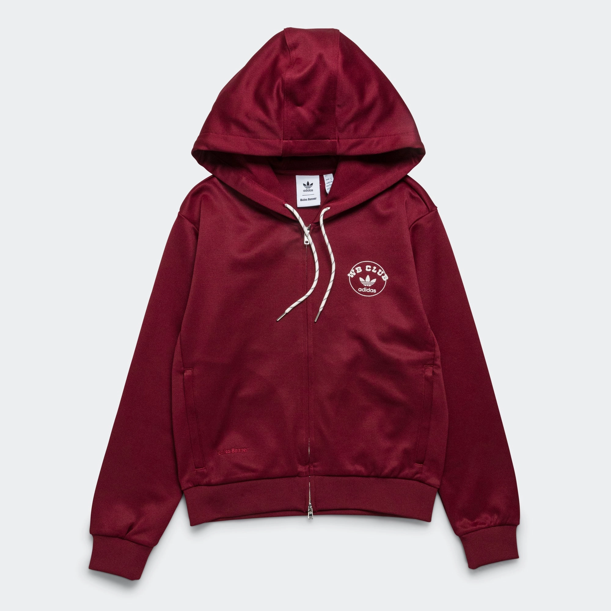 Track Hoodie x Wales Bonner - Core Burgundy new collection sreeleathers ladies bag foschini dresses new arrivals plus size