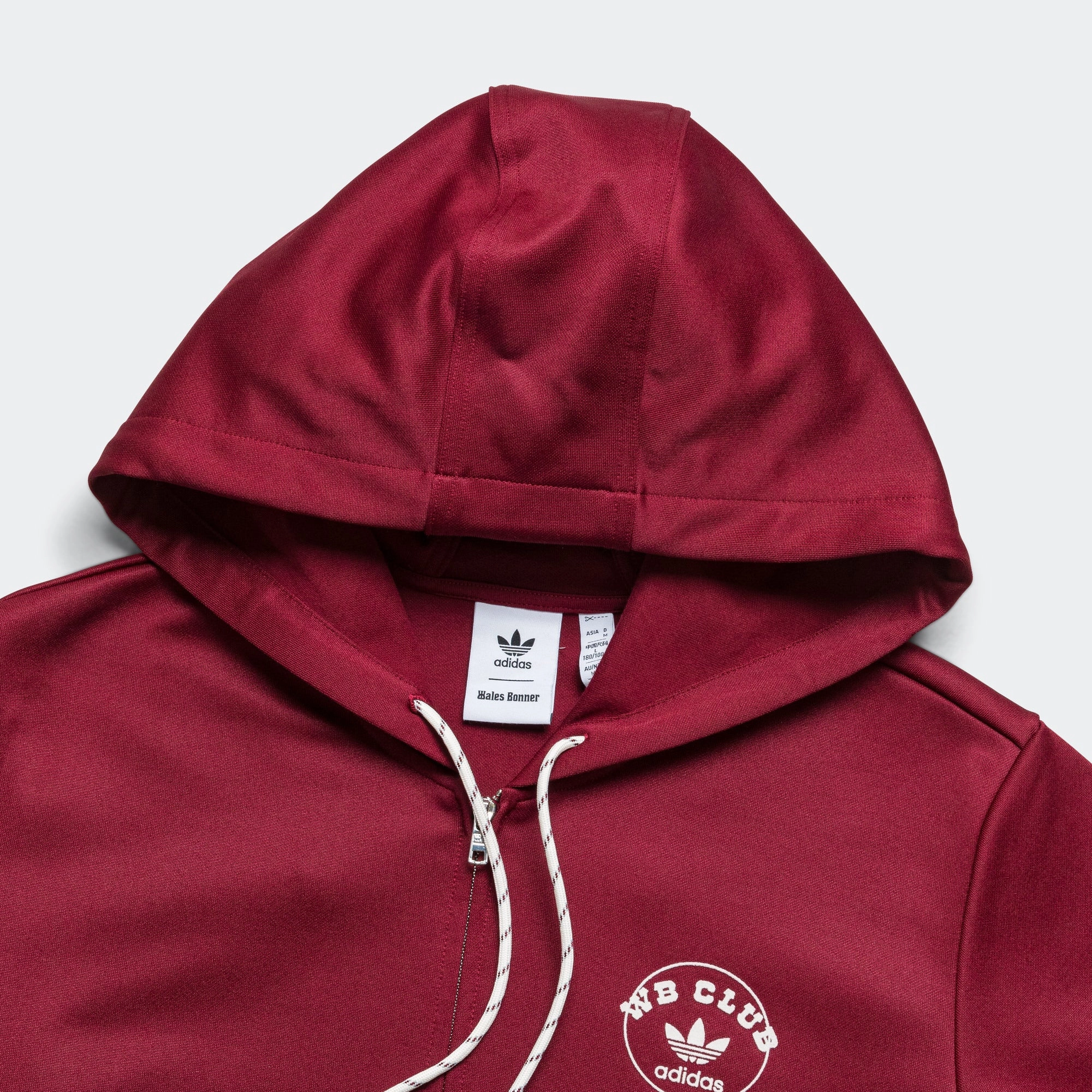 Track Hoodie x Wales Bonner - Core Burgundy new collection sreeleathers ladies bag