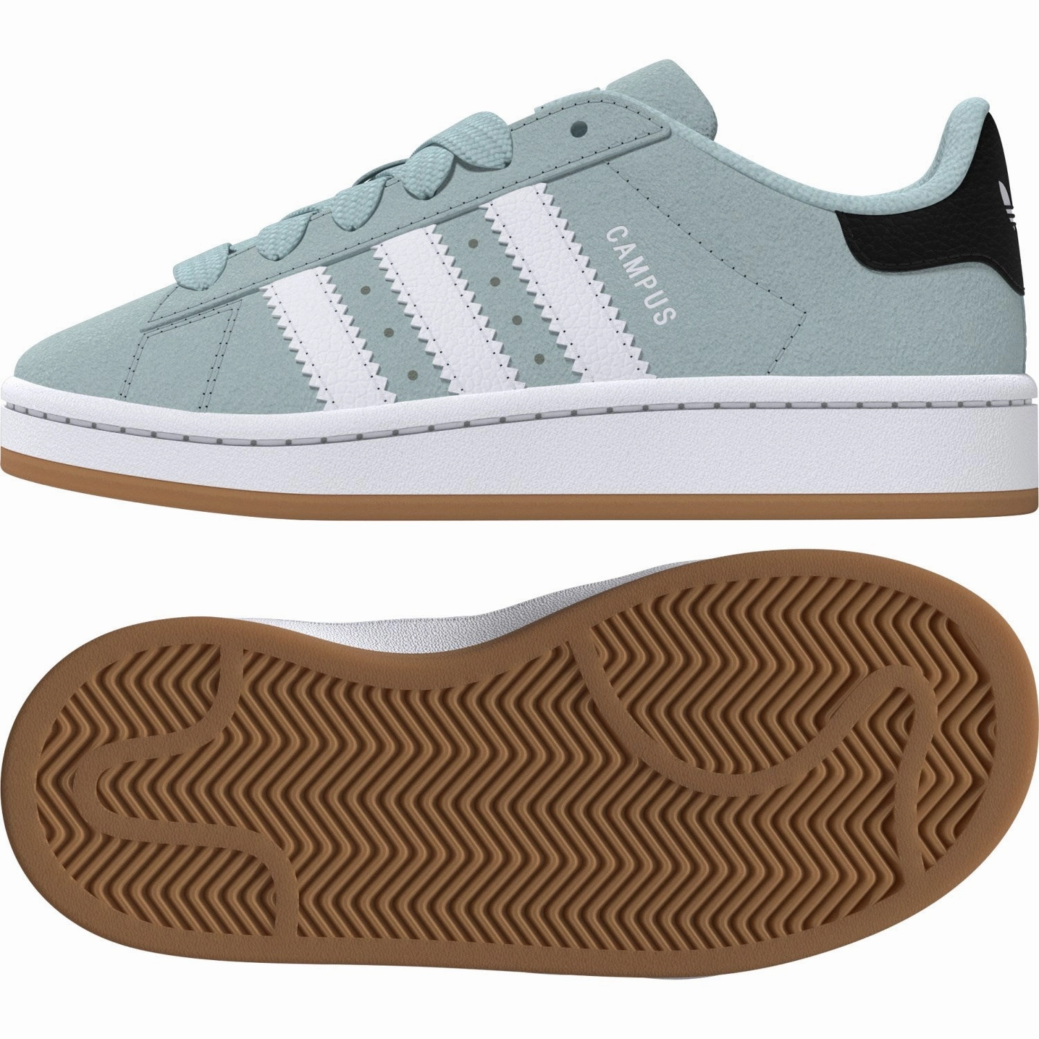 Trail shoes adidas Originals Semi Flash Aqua/Ftwr White/Gum 2 Campus 00S C Sneakers