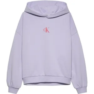 Trailblazer Calvin Klein Purple Heather Flower Back Graphic Hoodie Leadership