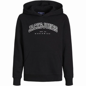 Trailblazer Jack & Jones Junior Black caleb Varsity Sweat Hoodie Noos Alluring