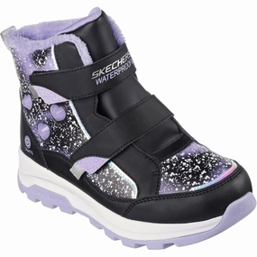 Trailblazer Skechers Girls Storm Blazer Waterproof Boots Black Lavender Original
