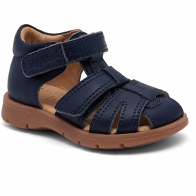 Travel shoes Bisgaard Navy Frans Sandal Collectible shoes