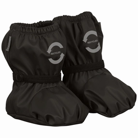 Travel shoes Mikk-Line Rain Footies w. Fleece Black Autumn shoes