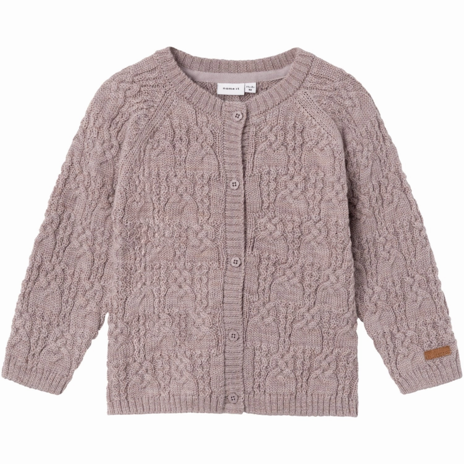 Unique Name It Purple Dove Wrilla Wool Knit Cardigan Ethereal