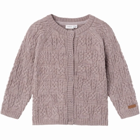 Treasure Name It Purple Dove Wrilla Wool Knit Cardigan Chic