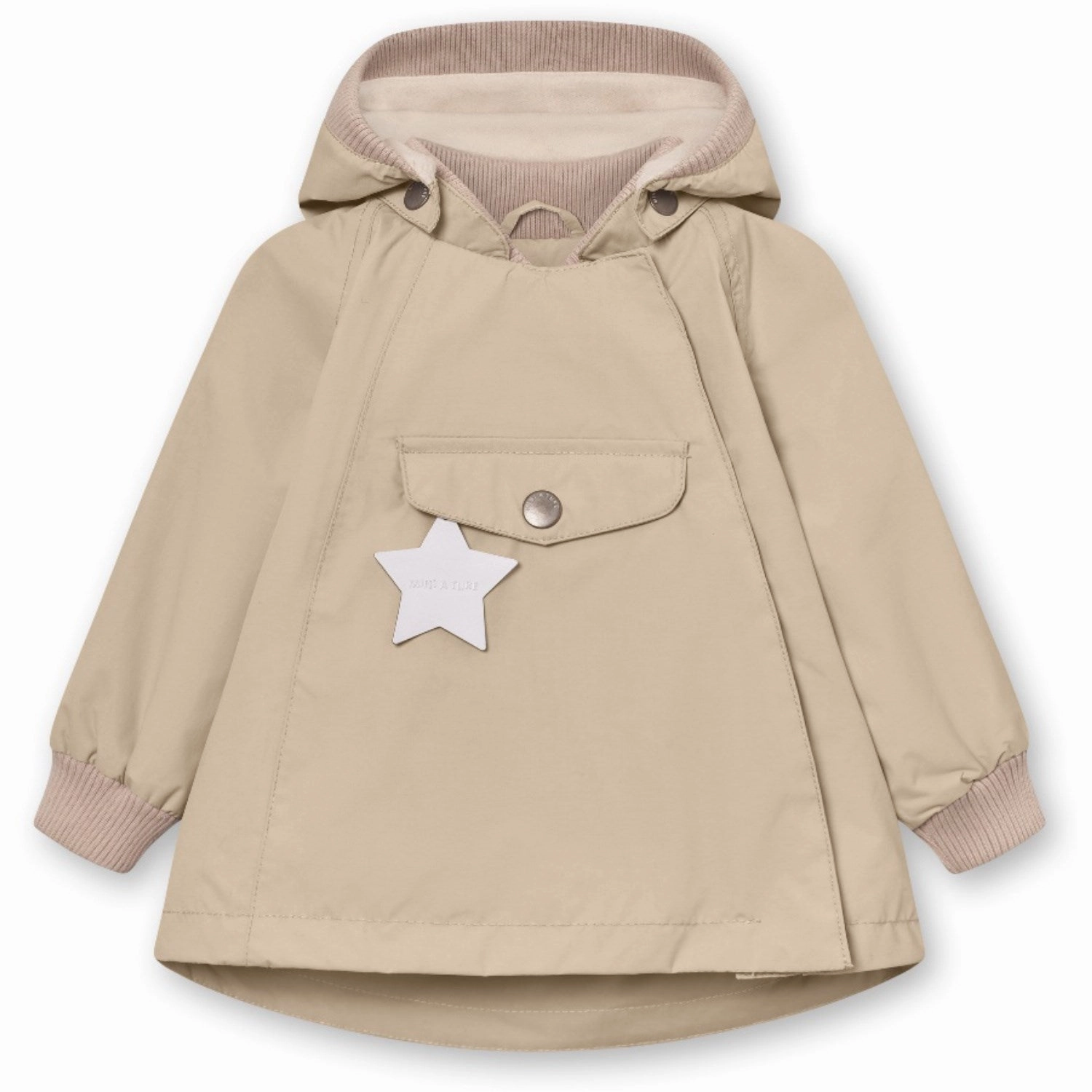 Trend Mini A ture Sesame Wai Fleece Lined Spring Jacket. GRS Nylon