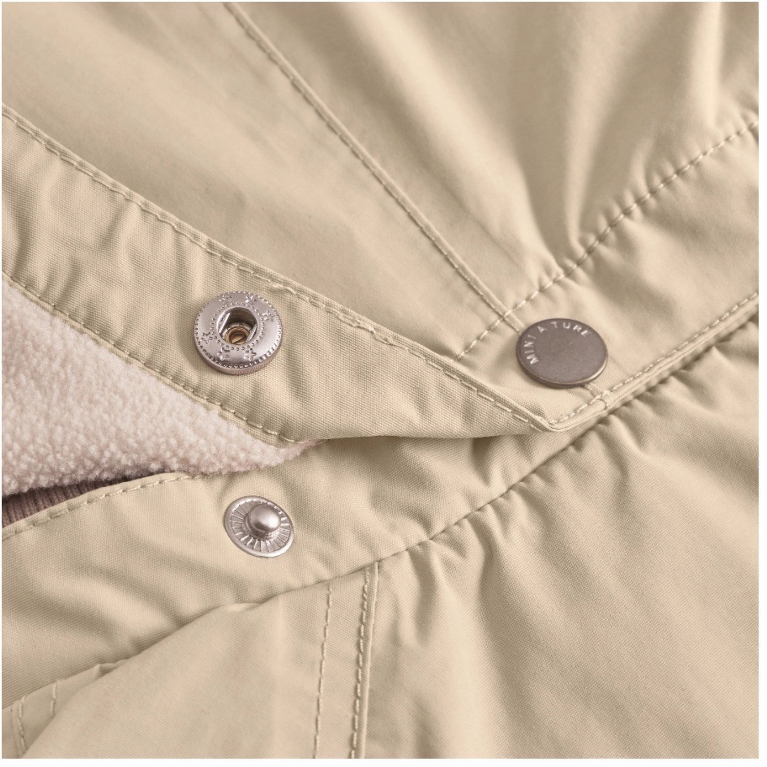 Trend Mini A ture Sesame Wai Fleece Lined Spring Jacket. GRS