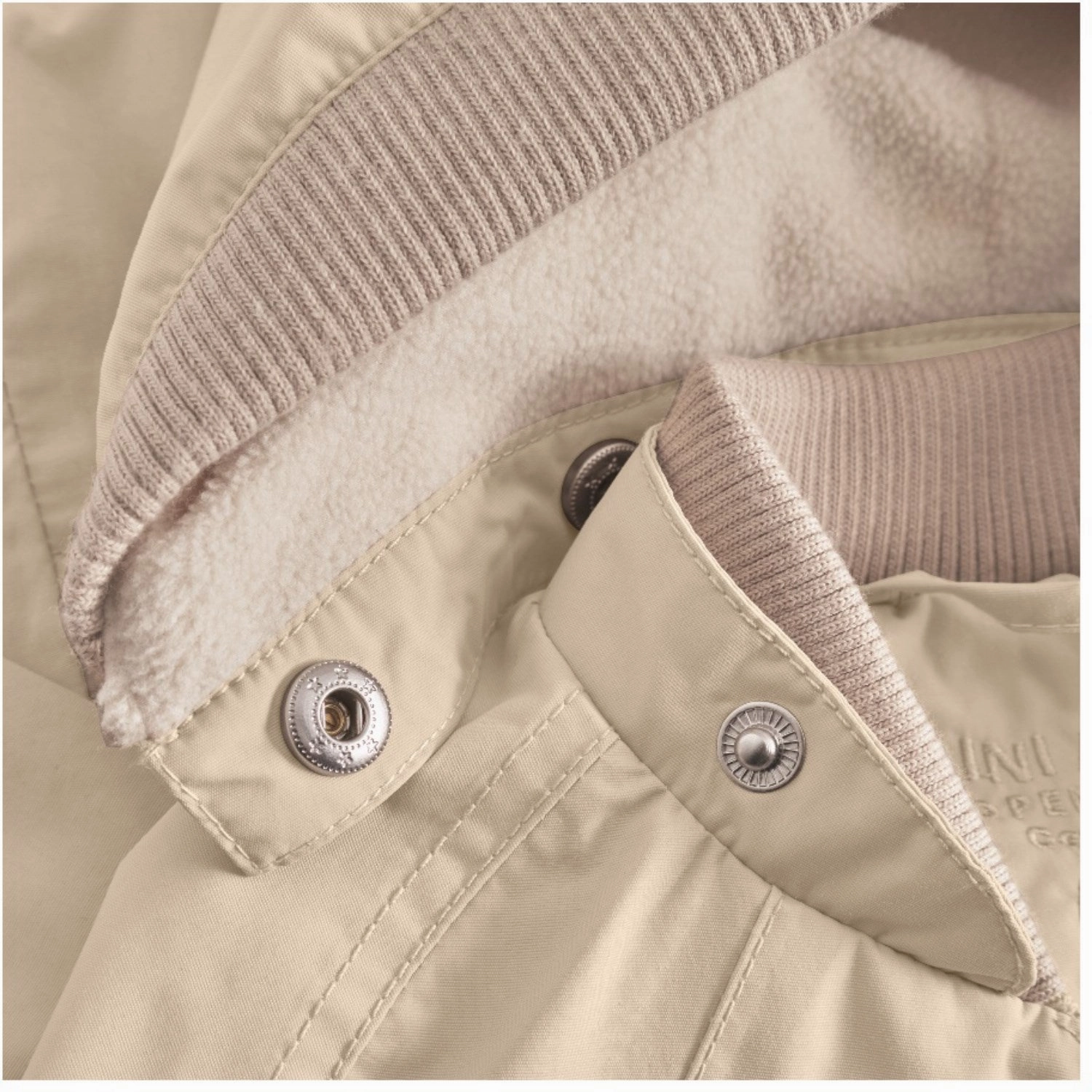 Trend Mini A ture Sesame Wai Fleece Lined Spring Jacket. GRS