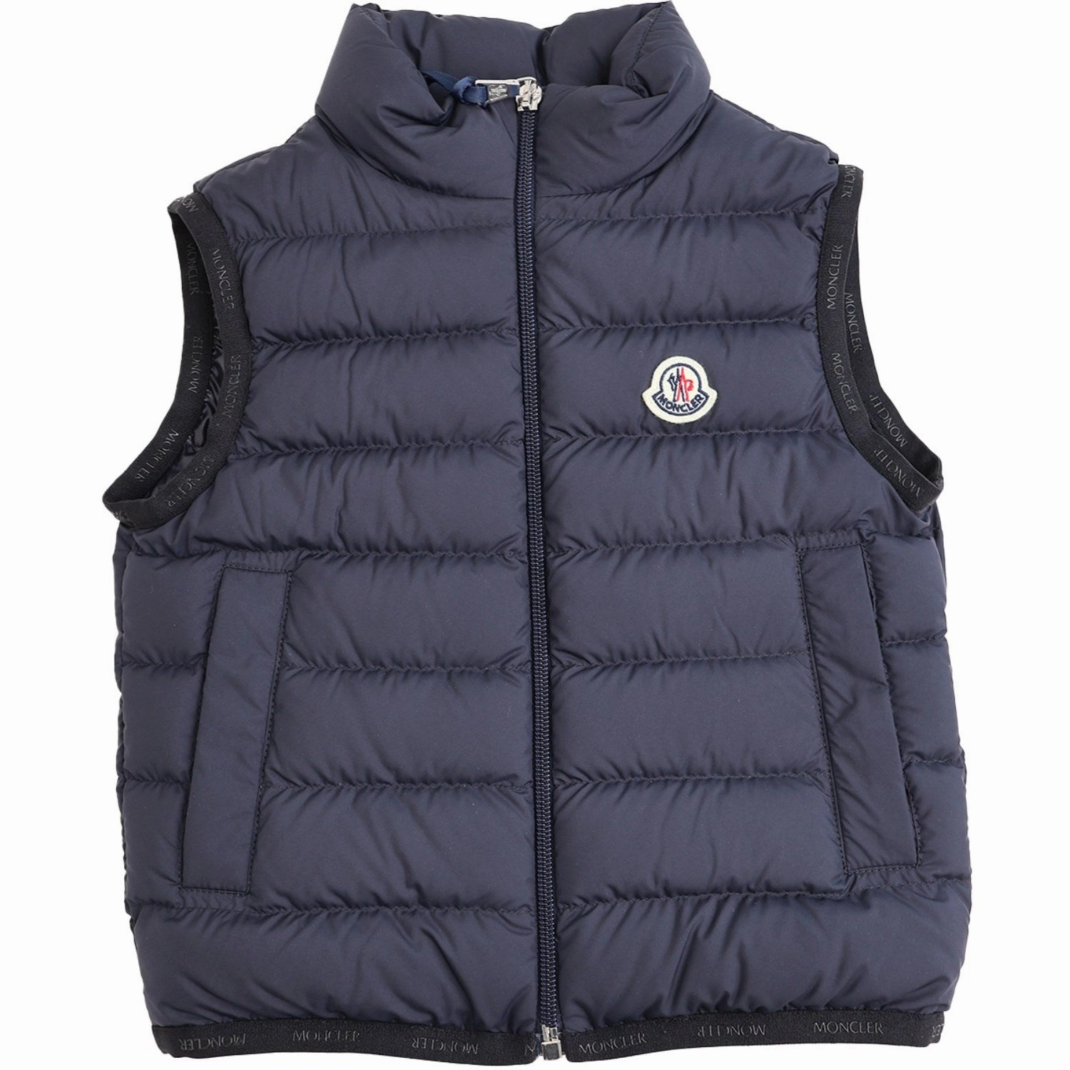 Trend Moncler Medium Blue Contrin Vest