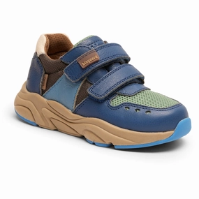Trendy shoes Bisgaard Blue Herle Tex Sneakers Velcro shoes