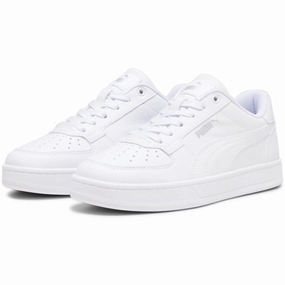 Trendy shoes Puma White Caven 2.0 Jr Sneakers Basketball shoes