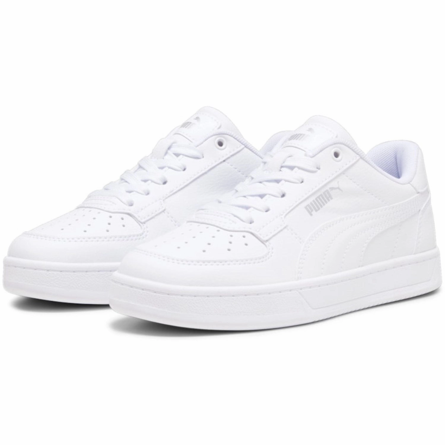 Trendy shoes Puma White Caven 2.0 Jr Sneakers Basketball shoes