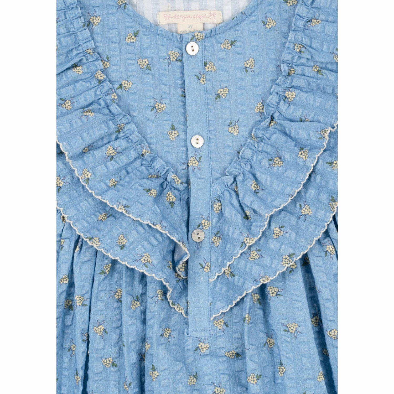 Tulle Konges Sljd Carlie Blue Kim Frill Dress Gots