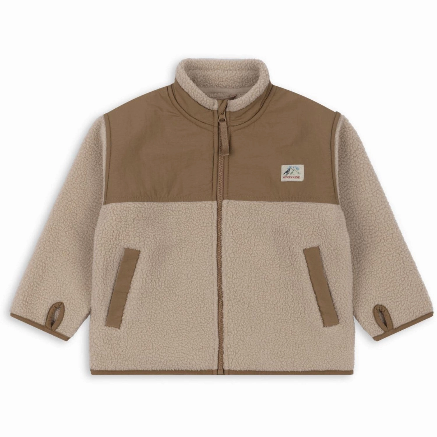 Tulle Konges Sljd Tigers Eye Flynn Fleece Jacket Grs Practical