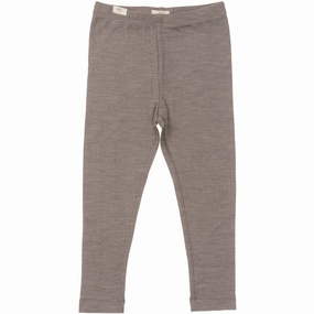 Unique COPENHAGEN COLORS Natural Melange Merino Light Knitted Leggings Impeccable