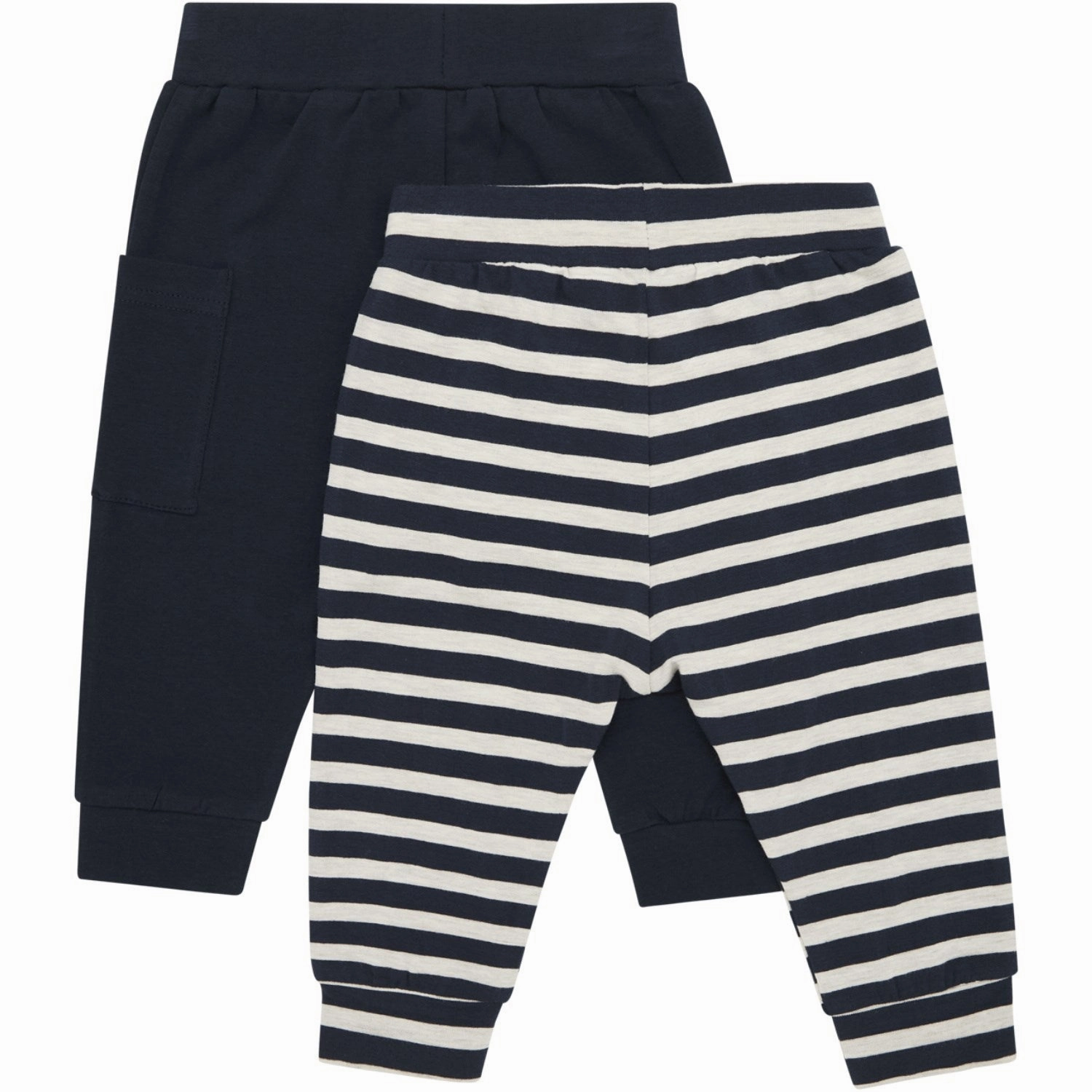 Unique Hust & Claire Navy Baby Gore Track Pants 2-pack