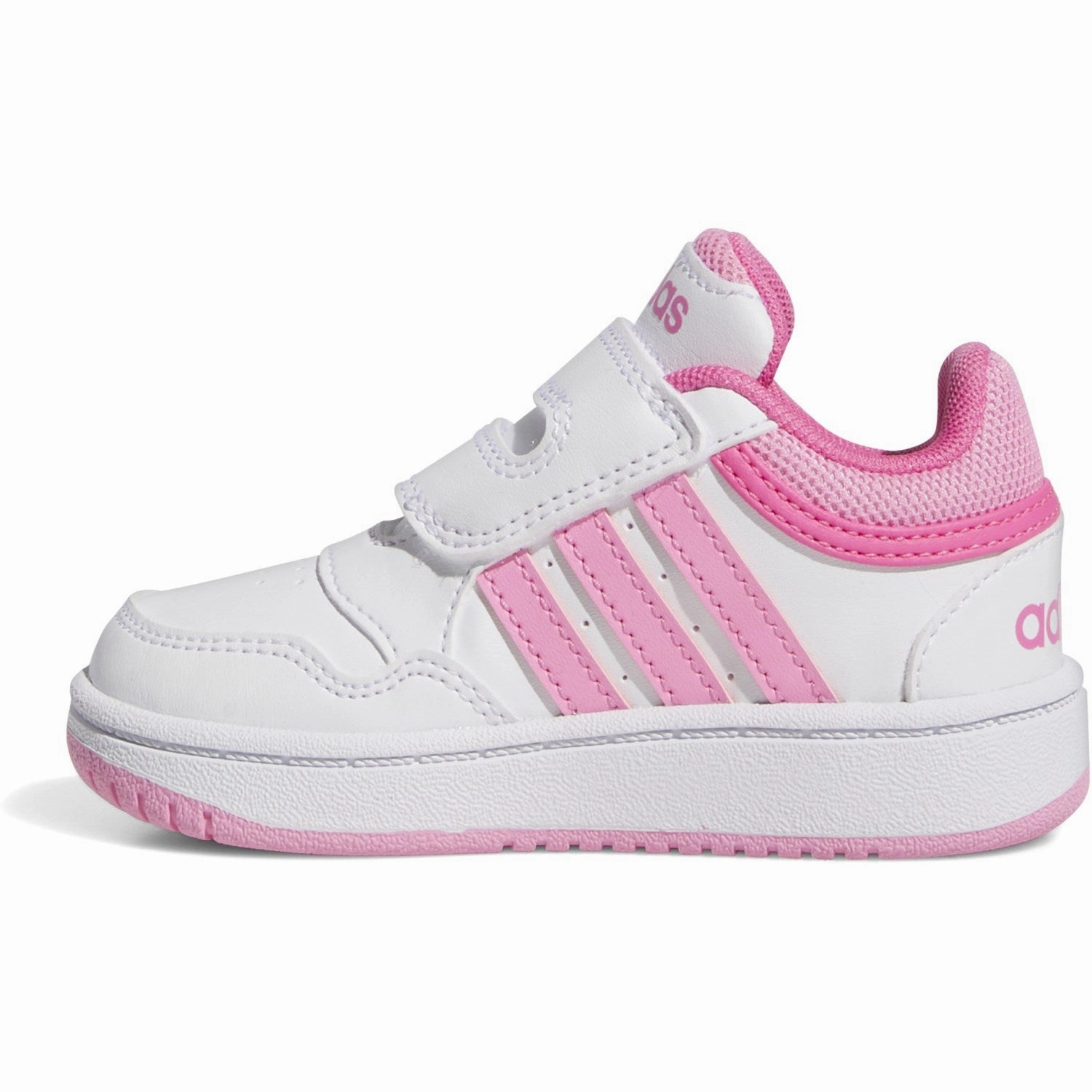 Unisex shoes adidas Originals Ftwr White/Bliss Pink/Pulse Magenta Hoops 3.0 Cf I Sneakers