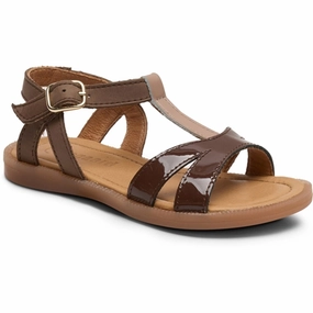 Unisex shoes Bisgaard Camille Sandal Brown Ankle boots