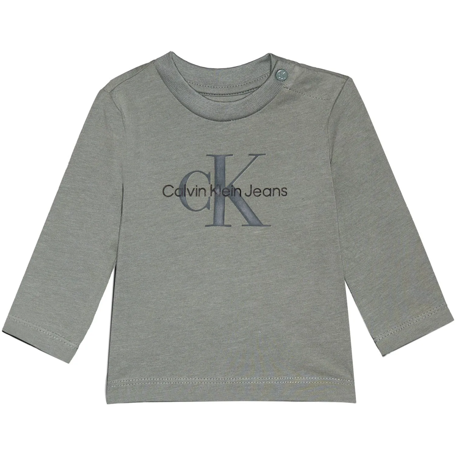 Universal Calvin Klein Meteor Green Monogram Blouse Premium Quality