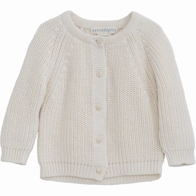 Upscale Serendipity Creme Baby Patent Cardigan Legendary