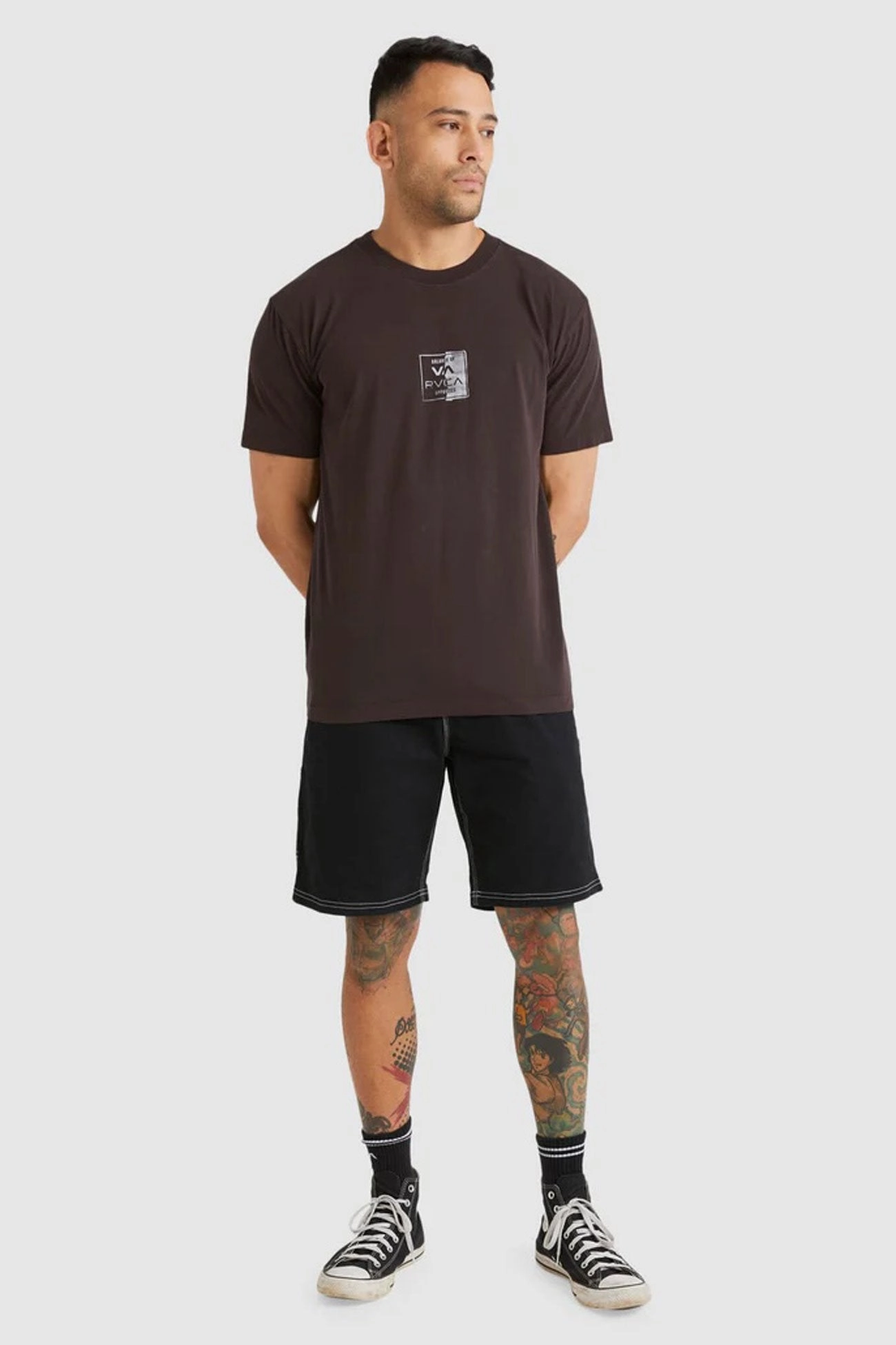 VA Torn Short Sleeve Tee Chocolate Torte sale at foschini