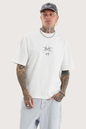 Vage Street Tee Natural White sale game game washing machines sale kids