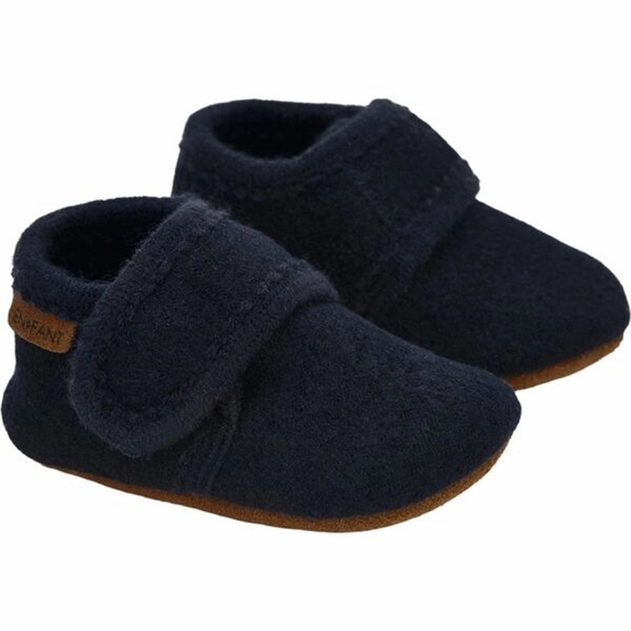 Perfection En Fant Baby Wool Slippers Navy Cutting-edge