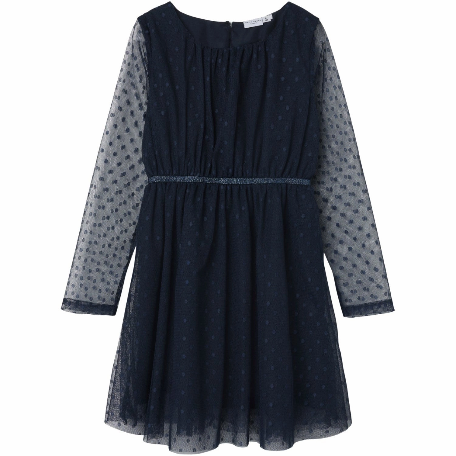 Sustainable Name It Dark Sapphire Vabos Dress Noos Luxurious