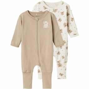 Valuable Name It Jet Stream Nightsuit 2-pack Zip Jet Bear Noos Precious