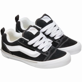 VANS Black/White Knu Skool Suede shoes Heels