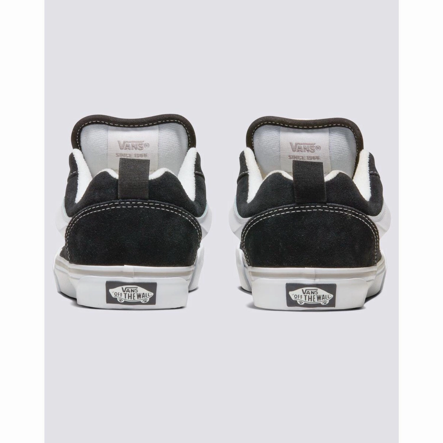 VANS Black/White Knu Skool Suede shoes